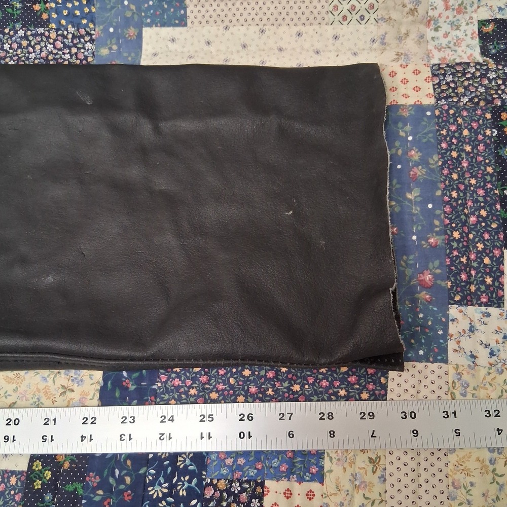 Interstate Leather Black Motorcycle Chaps Size 2XL Adjustable Waist - Picture 8 of 10